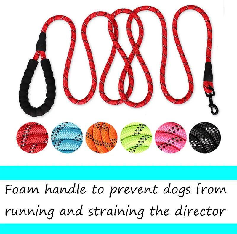 150/200/300cm Strong Dog Pet Leash Reflective Leash Large Small Dog Leash Golden Retriever Explosion Proof Punching Dog Harness