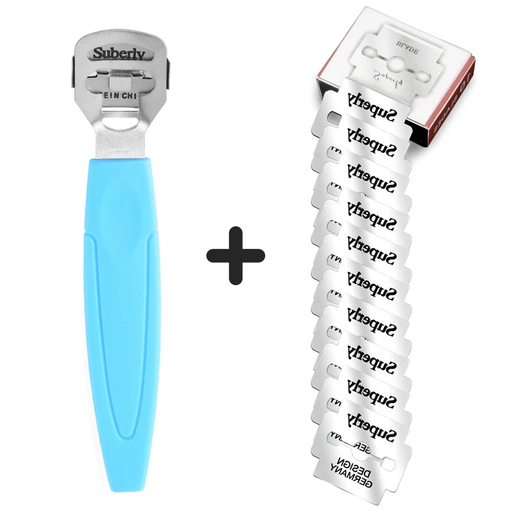 Stainless Steel Callus Remover Feet Shaver Corn Cuticle Cutter Dead Skin Removal Rasp File Foot Care Professional Pedicure Tools