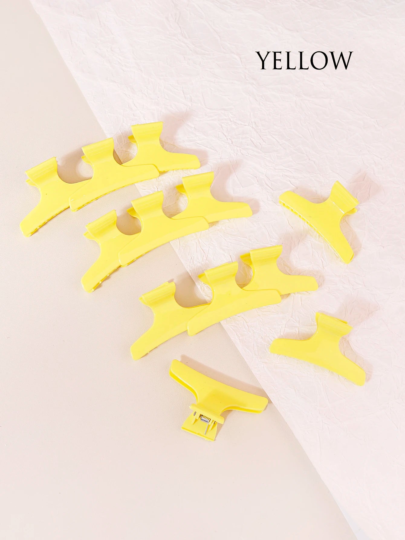 12PCS Smooth Butterfly Hair Clips, Non slip Women's Hair Clips