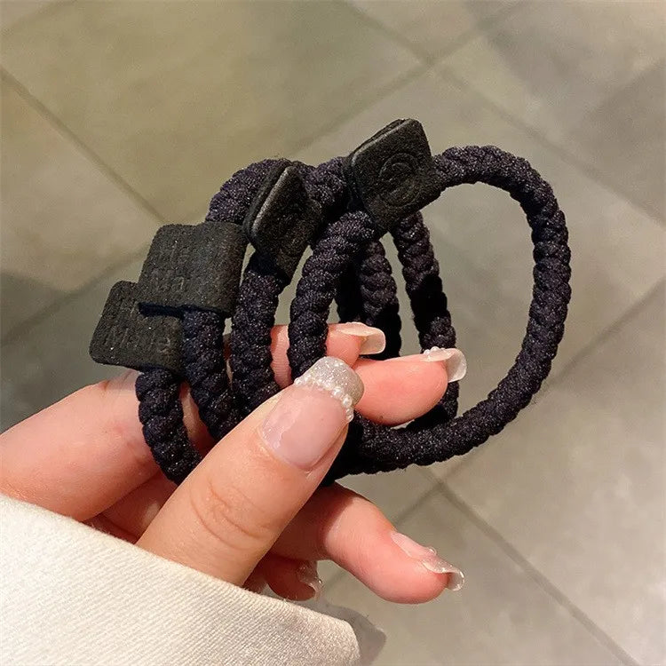 5Pcs Korean Strong Women Hair Scrunchies Girls Elastic Hair Rubber Bands Ponytail Hair Holders/Gum /Tie Accessories