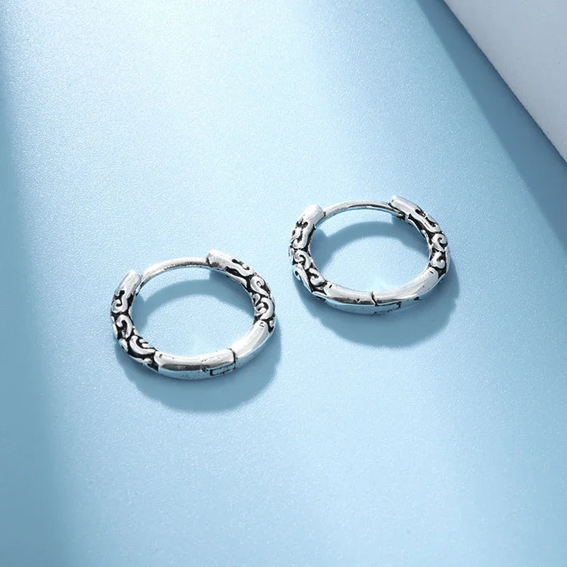 Huggie Hoop Earrings Small  Earrings Women Men Ear Piercing Ring Anti-Allergic Jewelry