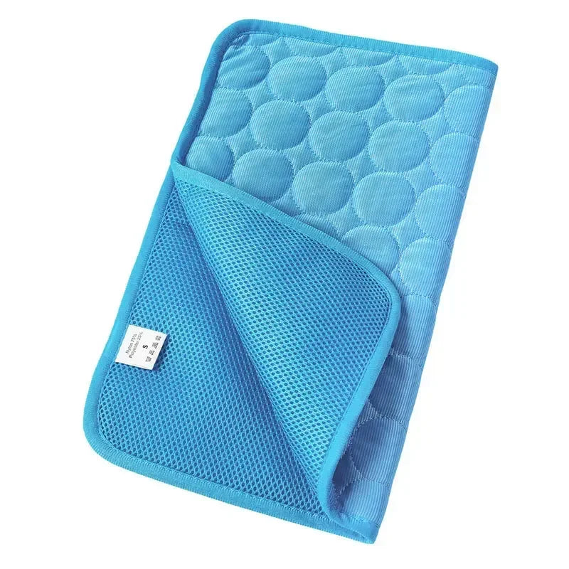 New Pet cooling pad Summer Cat and dog sofa Pad Soft Ice Silk Cold Feel Nest pad Summer dog cooling pad Dog bed