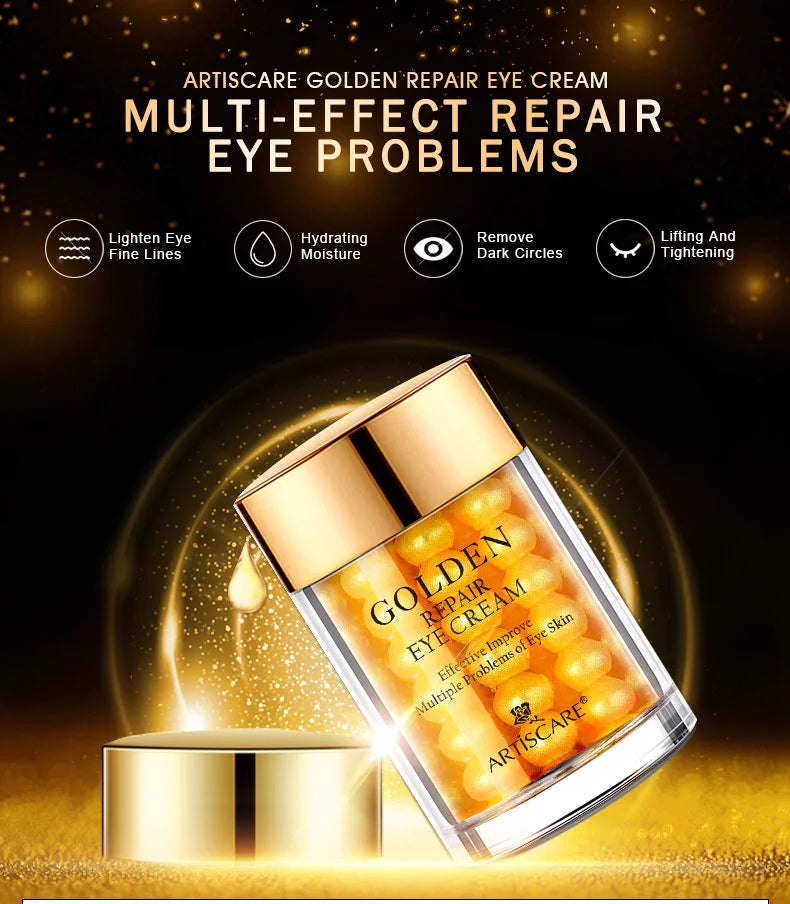 ARTISCARE 24K Gold Serum SET for Facial Care Eye Cream Moisturizing Face Essence Skin Care Products