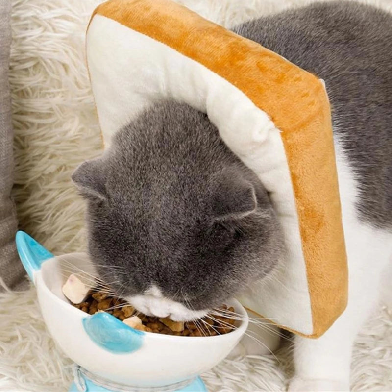 Comfortable Pet Recovery Cone Collar Toast Shaped Adjustable Recovery Collar Soft For Pet Dog Cats