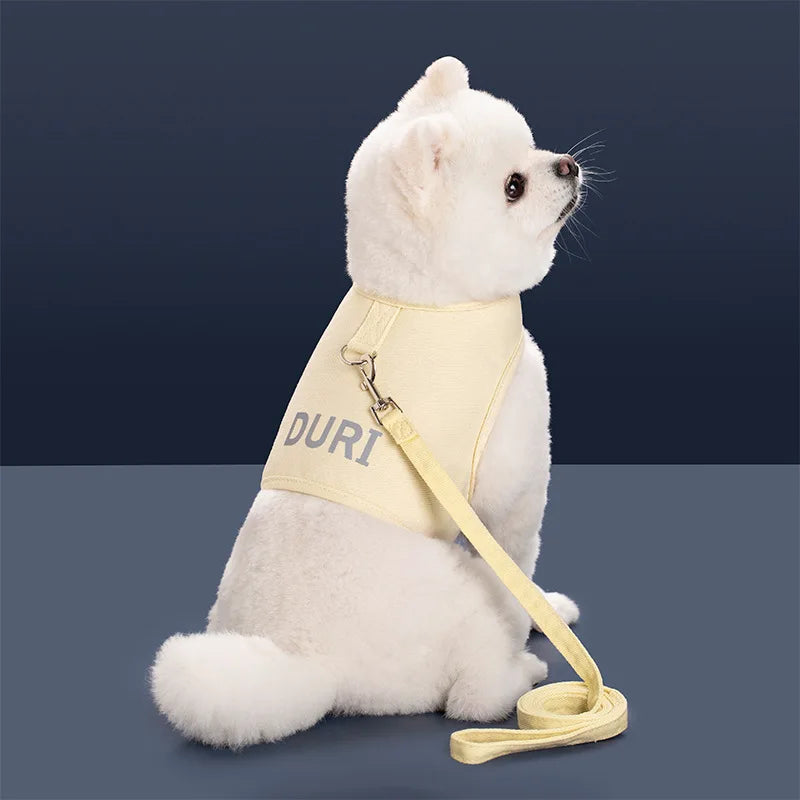 Pet Dog Cat Harness Lead Leash Set Adjustable Escape Proof Pet Kitten Vest Harness Puppy Dog Collar Small Dog Cat Pet Supplies