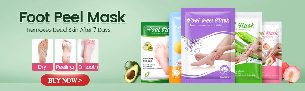 3/6/8 Pair Exfoliating Feet Mask Exfoliating Foot Peel Mask Socks Pedicure Peeling Dead Skin Remover Feet Mask Peel Moisturizing