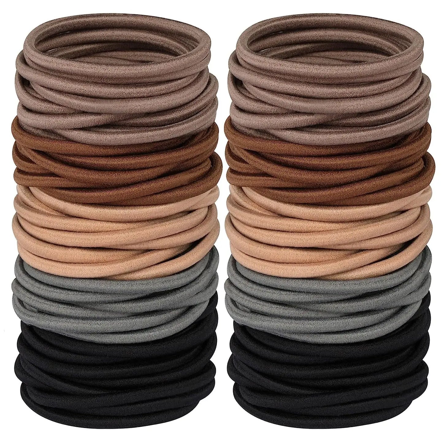 10/30/50pcs 4MM Black Ponytail Holder Elastic Hair Bands Scrunchies For Women Men Girl Lady Hairband Leagues Headband Accessory