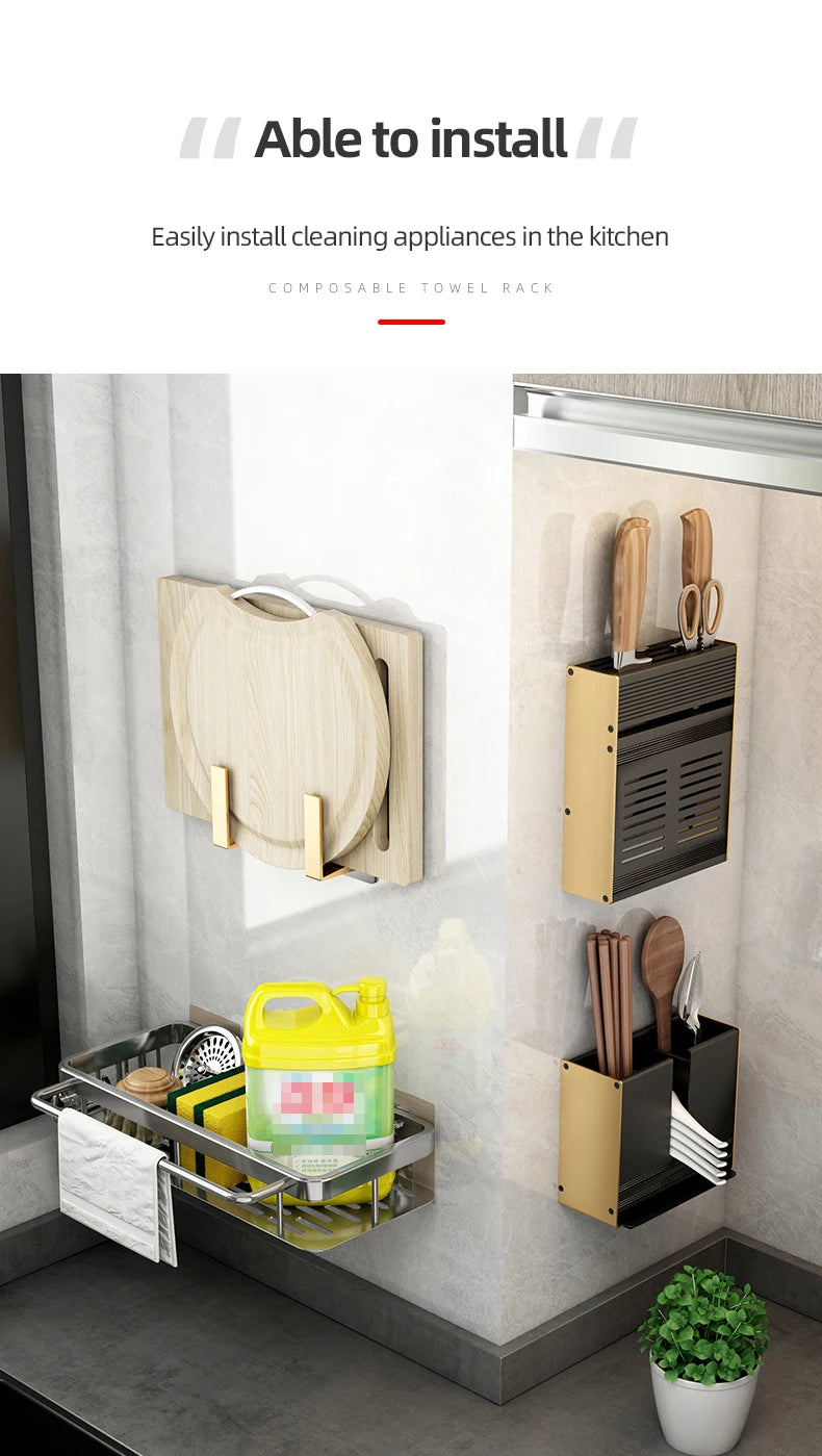 Non perforated kitchen storage rack cloth drain rack, sink dishwashing cloth sponge storage basket bathroom storage rack