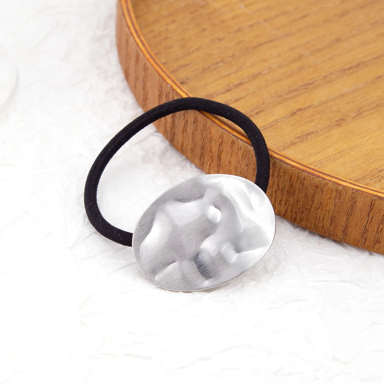 New Korea Women Hair Ropes Metal Hair Bands Ponytail Holder Rubber Band Gum for Hair Ties Scrunchies Hairband Hair Accessories