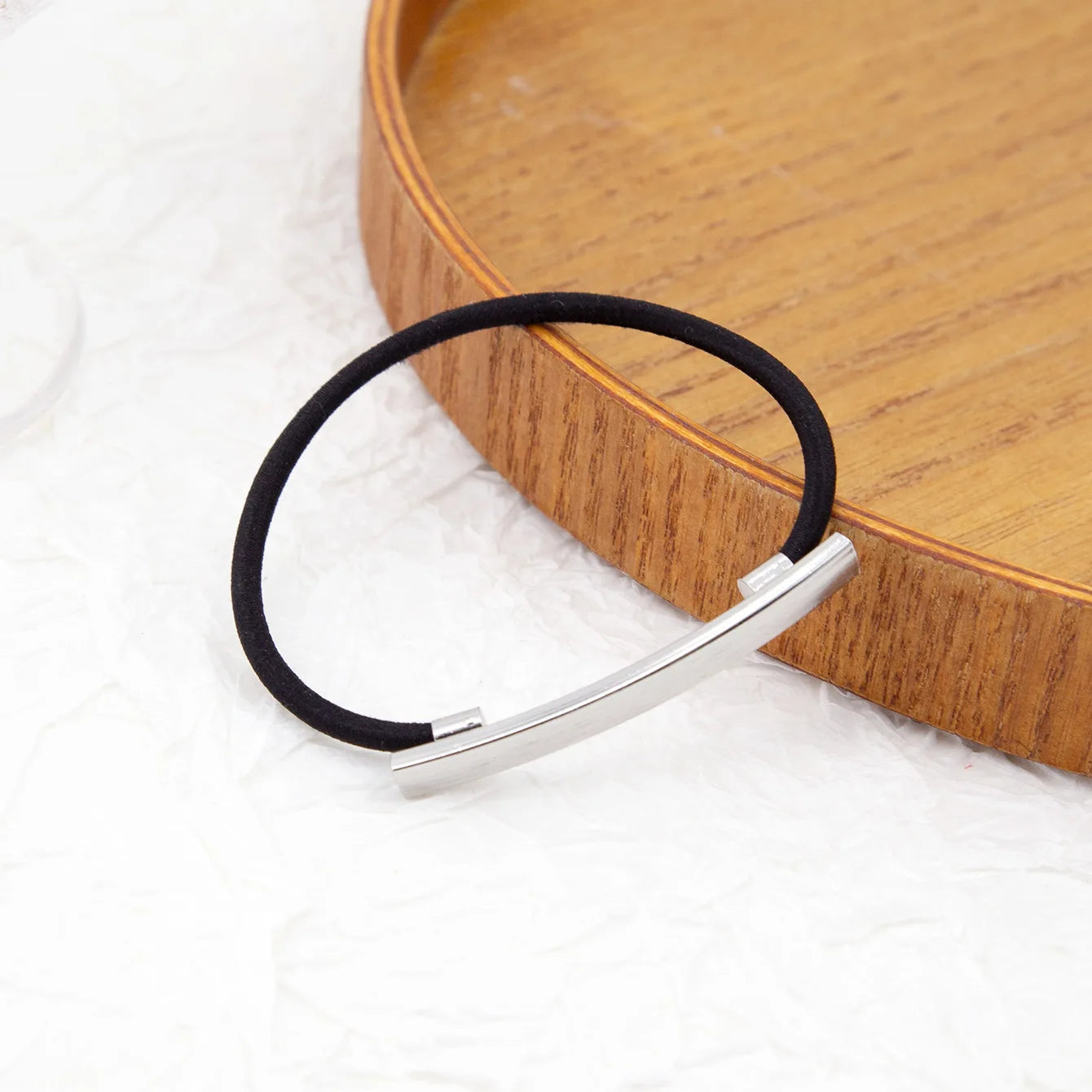 New Korea Women Hair Ropes Metal Hair Bands Ponytail Holder Rubber Band Gum for Hair Ties Scrunchies Hairband Hair Accessories