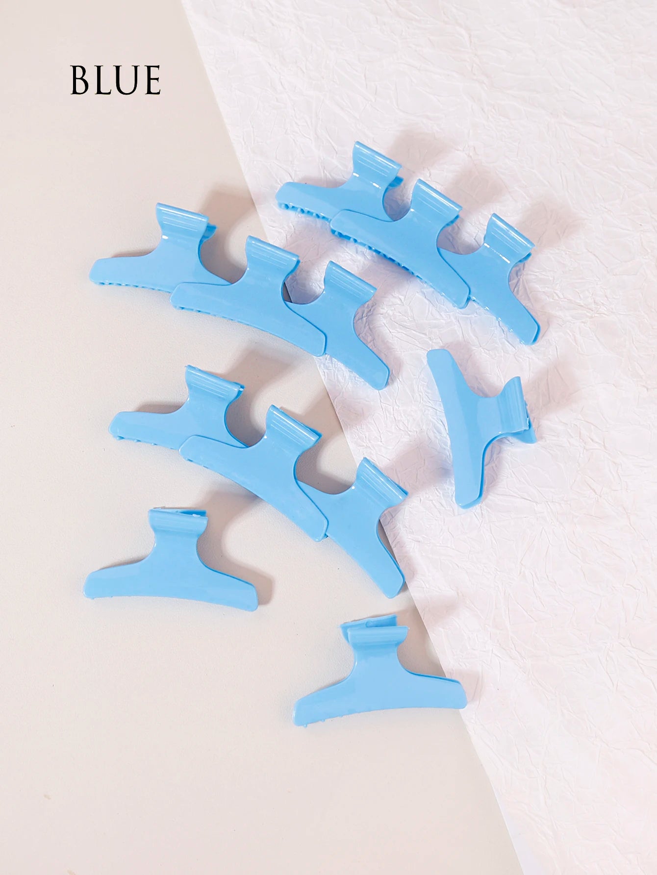 12PCS Smooth Butterfly Hair Clips, Non slip Women's Hair Clips