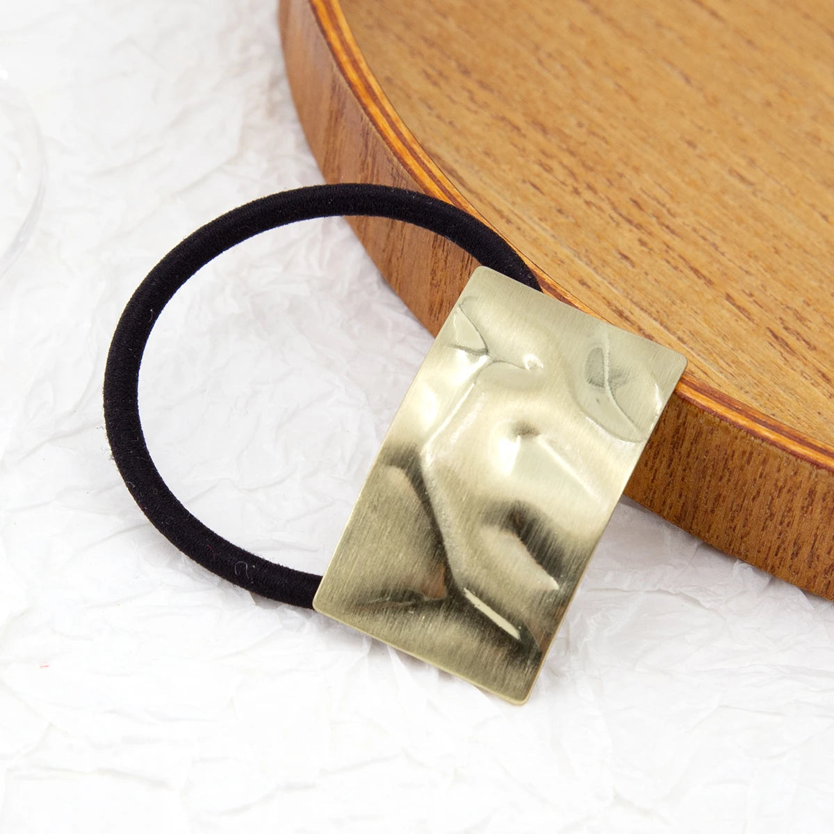 New Korea Women Hair Ropes Metal Hair Bands Ponytail Holder Rubber Band Gum for Hair Ties Scrunchies Hairband Hair Accessories
