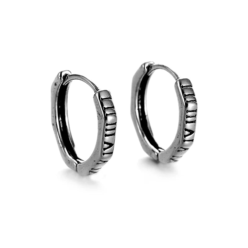 Huggie Hoop Earrings Small  Earrings Women Men Ear Piercing Ring Anti-Allergic Jewelry