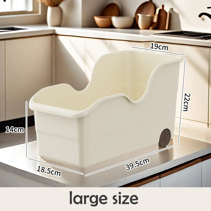 Cabinet Organizer With Pulley Seam Sundry Kitchen Organizer Household Office Large Capacity Multifunctional Cabinet Storage Boxe