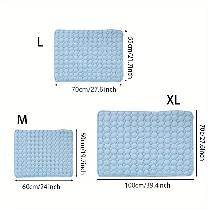 New Pet cooling pad Summer Cat and dog sofa Pad Soft Ice Silk Cold Feel Nest pad Summer dog cooling pad Dog bed