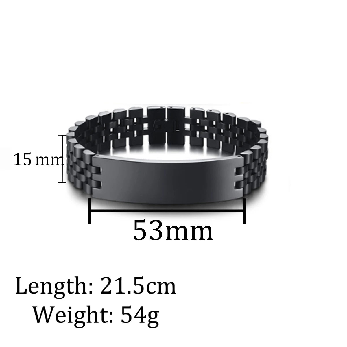 Atoztide 10mm Punk Men Personalised Engraved Name Date Bracelets for Women Thick Chain Stainless Steel Jewelry Bangle Gift