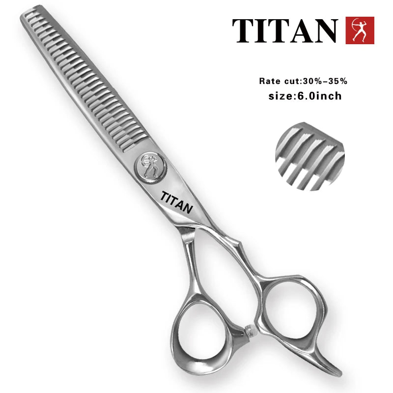 TITAN professional hairdresser barber tools salon hair cutting  thinning shears set of 6.0 7 inch hair  scissors