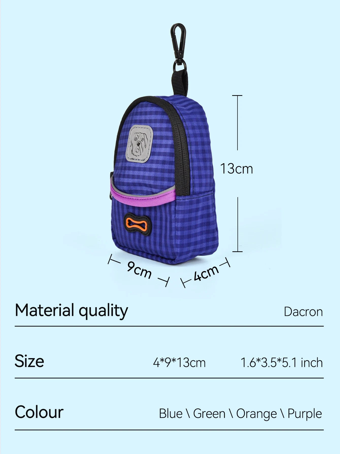 1pcs Dog Training Treat Pouch Bag Portable Pet Pocket Waist Clip Pet Poop Bag Holder Dispenser Can Attached To Any Leashes