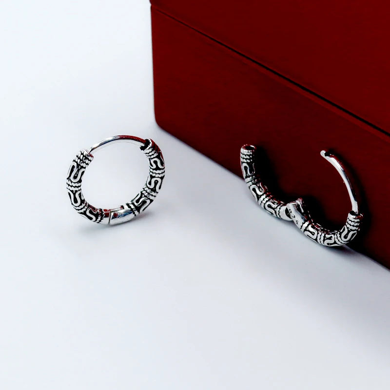 Huggie Hoop Earrings Small  Earrings Women Men Ear Piercing Ring Anti-Allergic Jewelry