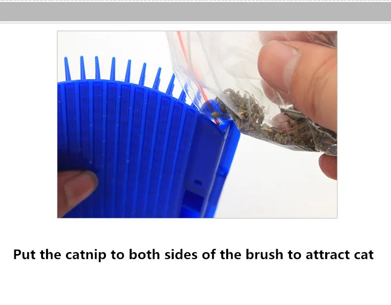 1PCS Pet brush Comb Cat self grooming brush Dog cat corner brush Corner massage comb cat grooming brush dog/cat