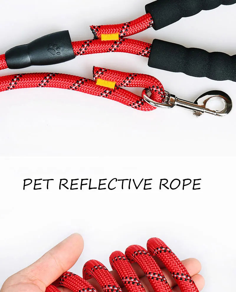 150/200/300cm Strong Dog Pet Leash Reflective Leash Large Small Dog Leash Golden Retriever Explosion Proof Punching Dog Harness